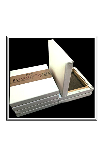 Pera Sanat 5 Adet 20x20 kalın duble şase Profesyonel Kalite Premium Tuval Set...