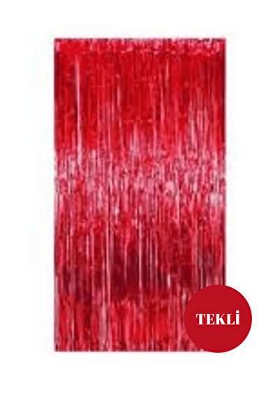 Bunloon Parlak Metalize Kırmızı Arka Plan Perdesi – 100x200 cm – Parti & Özel...