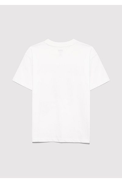 Mavi Printed Ecru T-Shirt Loose Fit / Loose Relaxed Fit 6610360-70057