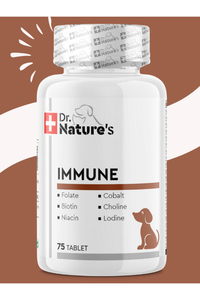 Dr. Nature's Drnatures Dog Immune Köpekler Için Multivitamin Besin Takviyesi( 75 Tablet)