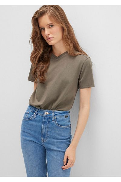 Mavi Khaki Basic T-Shirt Slim Fit / Slim Fit 1613536-86961