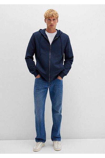 Mavi Crew Neck Navy Blue Sweatshirt 0S10423-70490