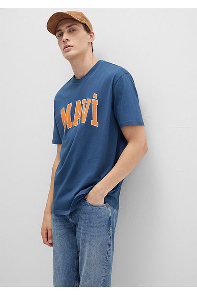 Mavi Logo Printed T-Shirt Loose Fit / Loose Relaxed Fit 0611711-90609