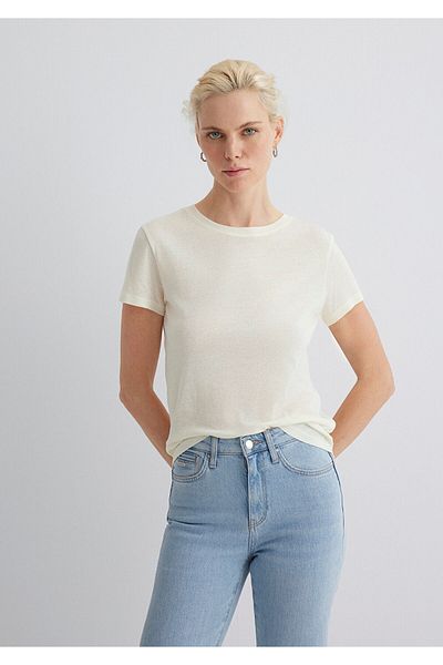 Mavi Ecru T-Shirt Slim Fit 1613573-80194