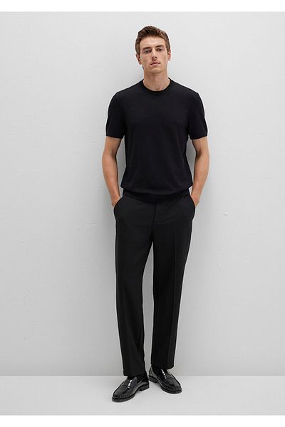 Mavi Short Sleeve Black Knitwear Fitted / Body Fitting Cut 0710250-900