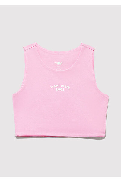 Mavi Αθλητική Φανέλα Ροζ με Λογότυπο Club / Εφαρμοστή Σκίτσο 7610326-70973