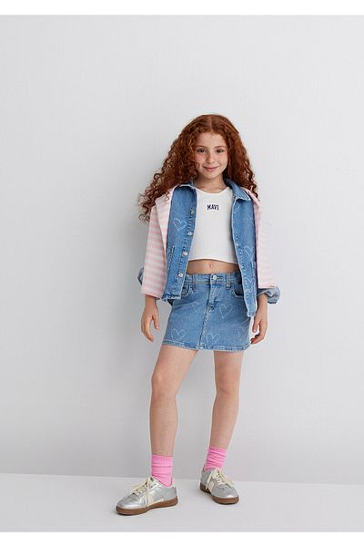 Mavi Laila Light Blue Jean Skirt 7310000-89486