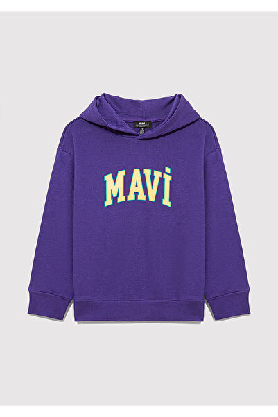 Mavi Світшот з капюшоном і логотипом 6S10113-70692