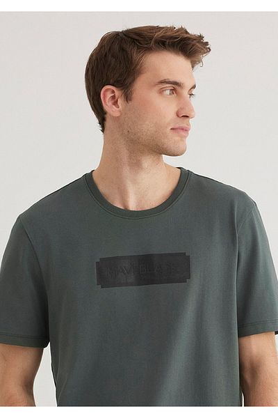 Mavi Black Printed Green T-Shirt Regular Fit / Regular Fit 0612528 -71598