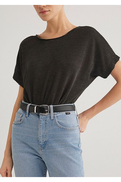 Mavi Black Faux Leather Belt 1913299 -900