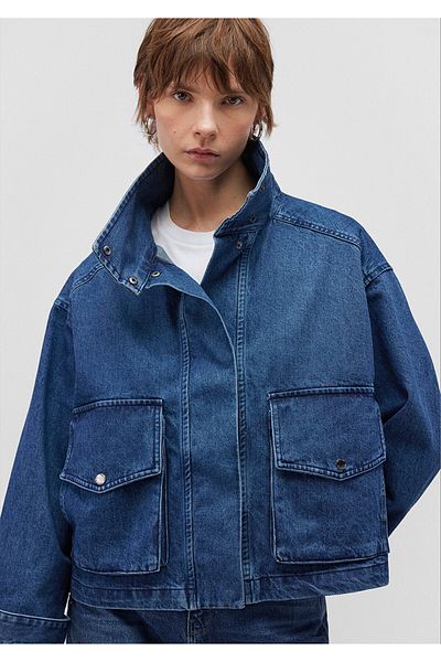 Mavi Stand Collar Denim Jacket 1110567 -70807
