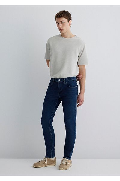 Mavi Pantaloni de jeans din denim albastru închis Milan Street 0081088524