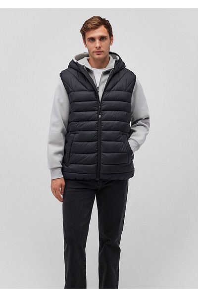 Mavi Hooded Black Inflatable Vest Regular Fit / Regular Fit 0110359 -900