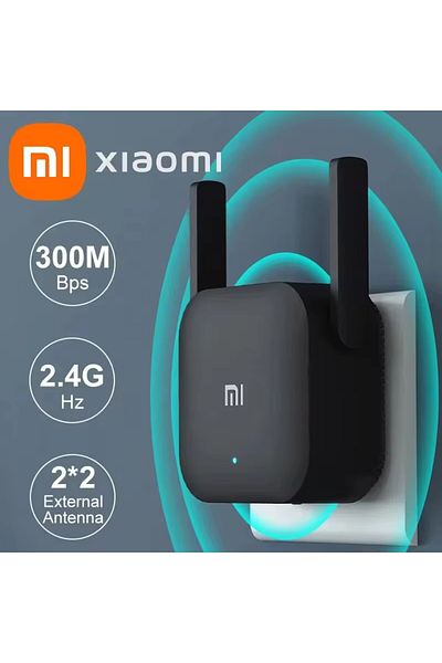 Xiaomi إصدار مطور من مكبر صوت واي فاي الأصلي Pro 300M 2.4G Repeater