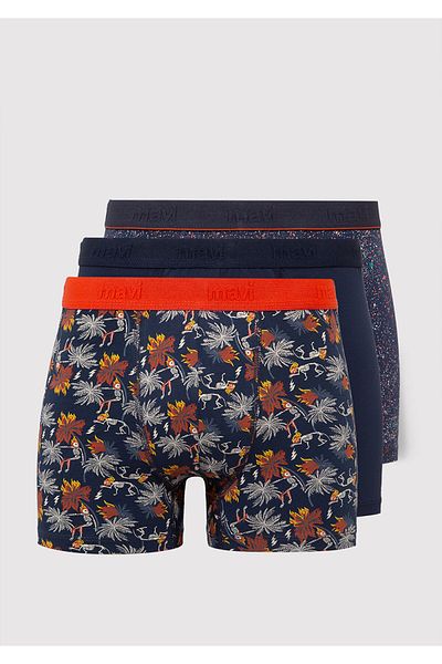 Mavi Triple Printed Black Boxers 0911409 -85585