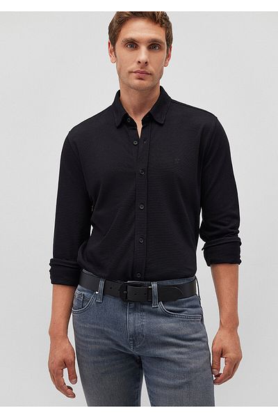 Mavi Black Leather Belt 0911647 -900