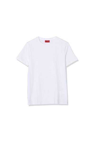 Hugo Boss Rundhals T-Shirt für Herren in weiß