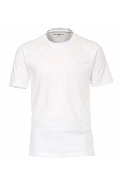 CASAMODA Rundhals T-Shirt für Herren in weiß