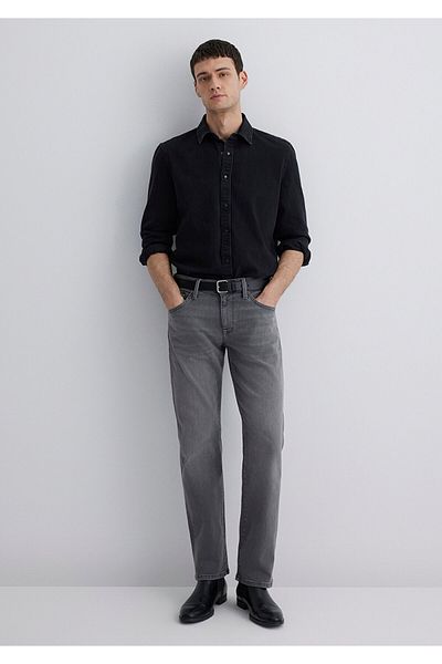 Mavi Hunter Black Light Gray Jean Trousers 0020232195