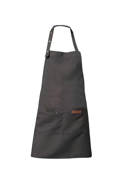 Generic Solid Color Apron Gray For Kitchen Barbershop