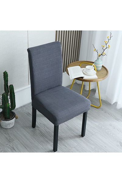 fun zone 6 Pieces Thickened Elastic Chair Cover Universal Home Dining Chair Cover