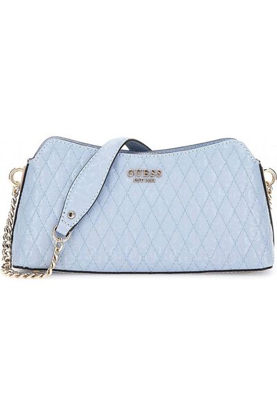 Guess Betula Top Zip Shoulder Bag Women's Blue Shoulder Bag Hwgg9626170-Stu