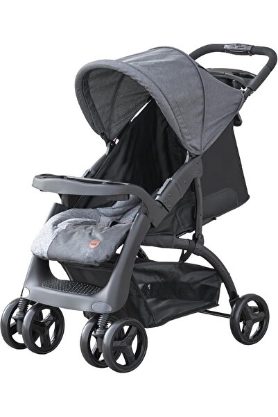 Moon عربة أطفال آريا - عربة سفر قابلة للتحويل والإمالة - عجلات دوارة 360 درجة