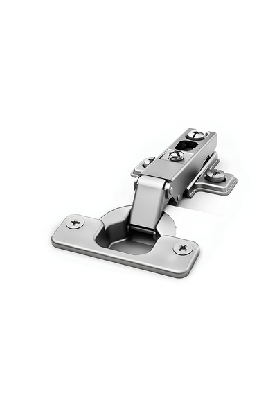 SAMET Düz Menteşe Vida Dahil - 1 Adet Mobilya Kapak Menteşesi