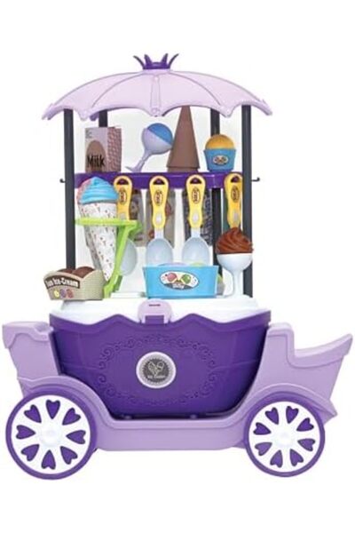 Moon Ice Cream Cart - 69 Pcs Ice Cream Cart Playset, Fun, Educational
