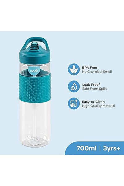 Moon Sipper Bottle With Silicone Sleeve 74x74x243mm 700ml / 24oz
