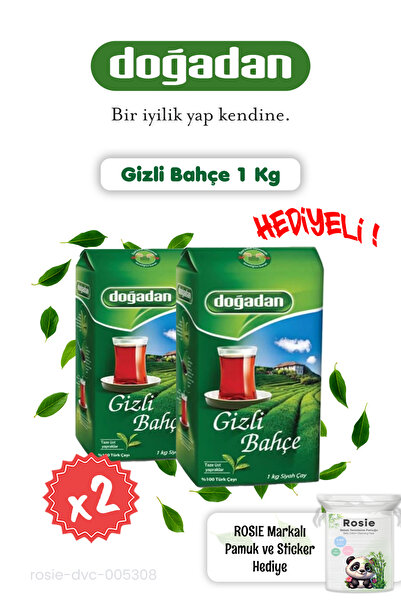 Doğadan 2'li Gizli Bahçe Dökme Çay 1 Kg ve Rosie