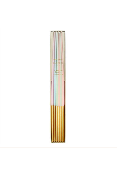 Meri Meri - Ladurée Paris Gold Leaf Tall Tapered Candles - Laduree Paris Altı...