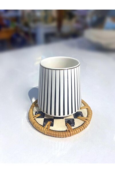 ÇIRPAN EV DAMALI TEKLİ BARDAK ALTLIĞI 10CM