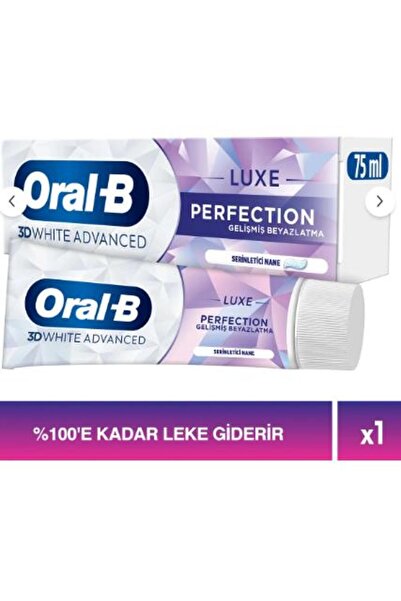 Oral-B Pro 3D White Advanced Luxe Perfection Diş Macunu 75 ml