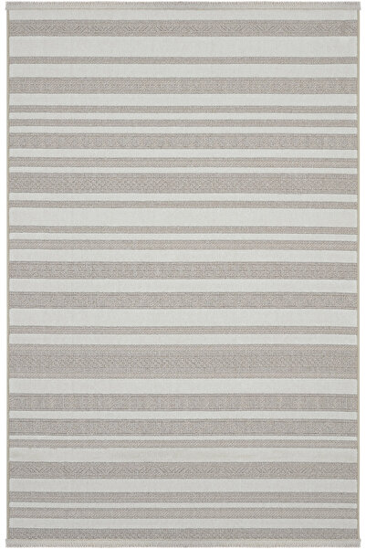 Cool Halı Alvin 9804 Krem Bej Kabartmalı Bohem Halı Kolay Temizlenir Yumuşak ...