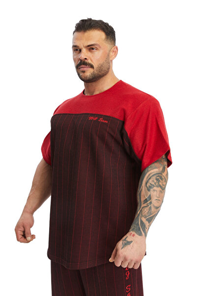 Big Sam Men's Oversize Thick Fabric Cotton T-Shirt Big Sam 3370