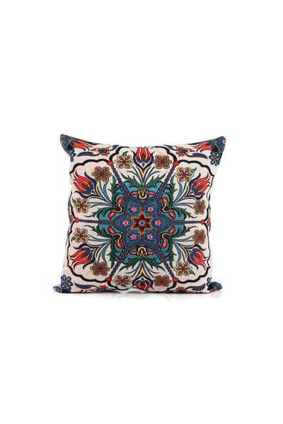 Bursa İpek Perna de tapiserie cu model de lalele din gresie verde