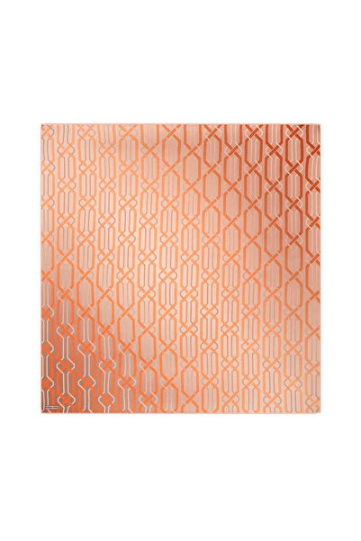 Bursa İpek Μεταξωτό μαντίλι με μοτίβο σολομού Sura