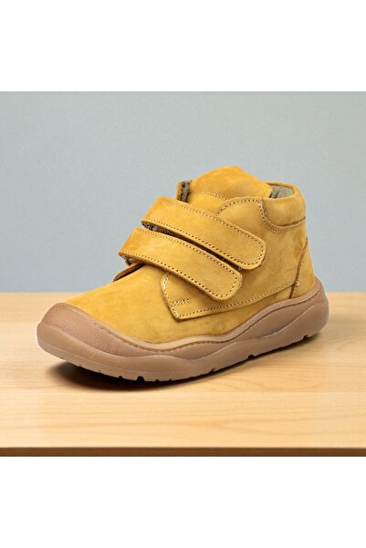 JOJO KIDS Unisex Children's Genuine Leather, Orthopedic Ankle Velcro Shoes, Non-Slip Rubber Sole, Easy Walking