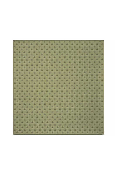 Bursa İpek Шовковий шарф з зеленим метеликом