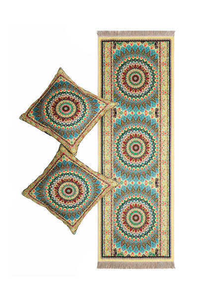 Bursa İpek Covor de catifea turcoaz - Confortabil, croială set