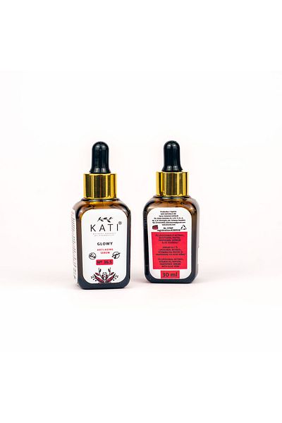 KATI Glowy No.36.5 – 1% Liposomal Retinol, B3 Vitamin, Peptide, Panthenol Serum with Aloe Vera 13 ml