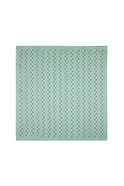 Bursa İpek Μεταξωτό μαντίλι με μονόγραμμα μέντας