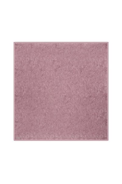 Bursa İpek Twill Silk Scarf - Powder Brush Pattern