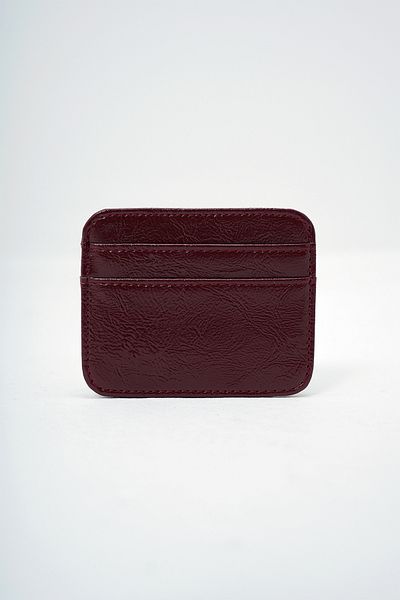 VAGGON Women's Bordo Faux Leather Mini Card Holder Prmx14079