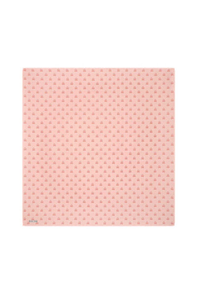 Bursa İpek Μεταξωτό μαντίλι με ροζ πεταλούδα