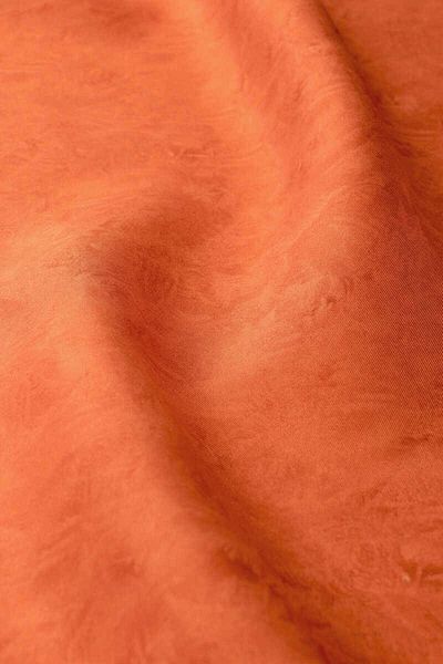 Bursa İpek Twill Silk Scarf - Copper Brush Pattern