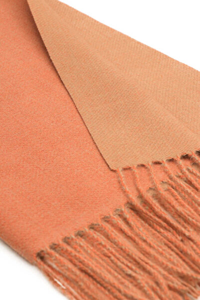 Bursa İpek Salmon Beige Double Sided Winter Shawl