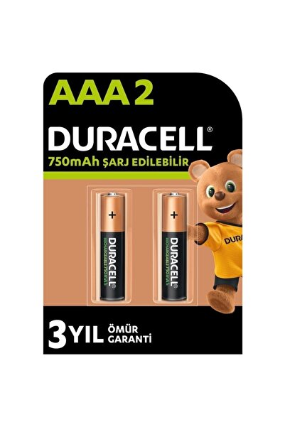 Duracell Şarjlı Pil 2'li 750 Mah