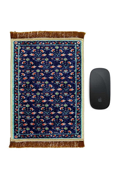 Bursa İpek Mousepad decorativ mic, albastru bleumarin